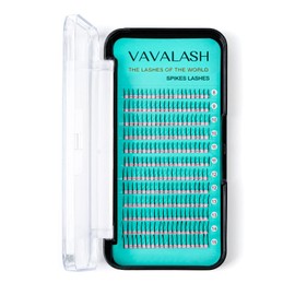VAVALASH Premade Fan Spikes Lash Extensions Mixed Tray 11mm C Curl 0.07mm Matte Black Eyelash Extension Supplies Spikes Fans（C-0.07,11mm）