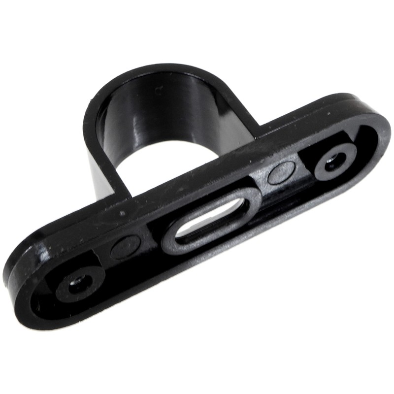 10 x 20mm Black Spacer Saddles with Screws and Anchors