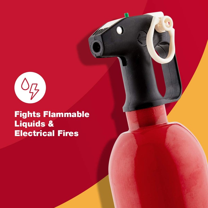 FIRST ALERT AUTO5 Car Fire Extinguisher, FESA5, UL RATED 5-B:C,