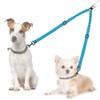 AUTOWT Double Dog Leash, No Tangle 360°Swivel Rotation Reflective Lead