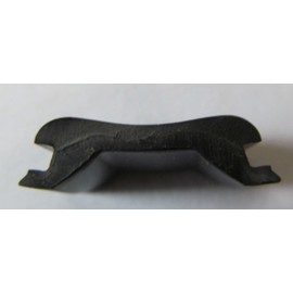 LPC RV Camper Trailer 5/8" x 100' Black Vinyl UVF Insert Trim Mold Flexible Screw Cover