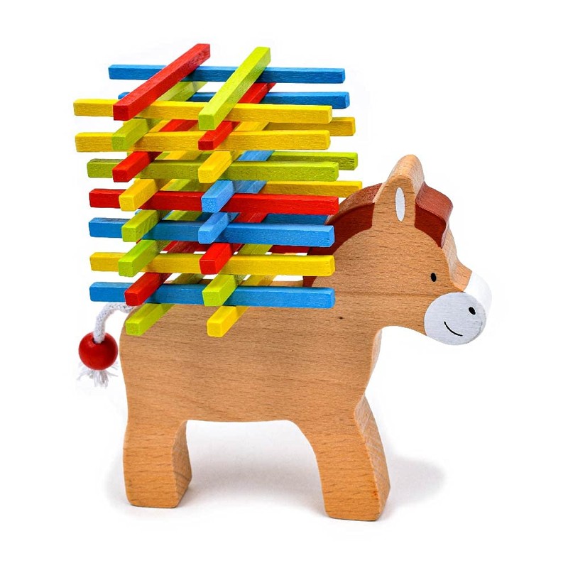 Goki 56950 56950 Stacking Game Pack Donkey