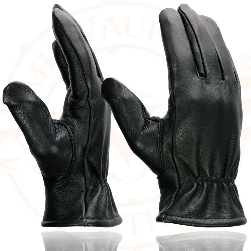 Milwaukee Leather Men's USA Deerskin Driving Motorcycle Hand Gloves -