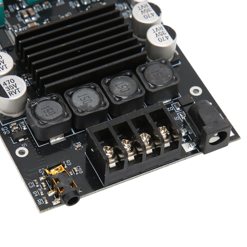 Power Amplifier Module Dual Channel Subwoofer 100Wx2 DC12‑24V BT 5.0