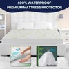 Bamboo Mattress Protector with Zipper - 100% Waterproof Twin XL