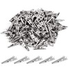 100PCS 1.06IN / 27mm Mini Metal Alligator Clips, Crocodile Clamps