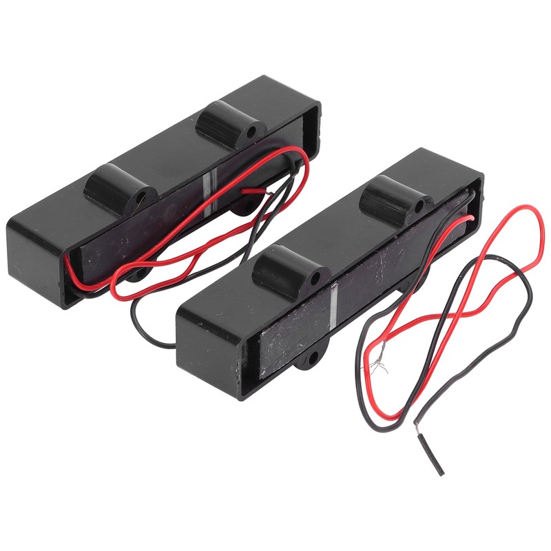 2Pcs 4 String Bass Pickup Bridge Volume Collection Equalizer Electric