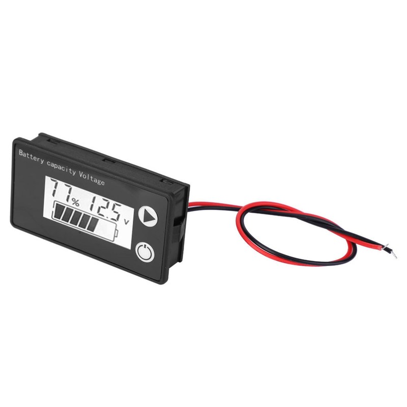 LCD 12V Battery Capacity Indicator Tester Lithium Battery Universal Digital