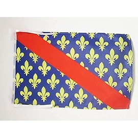 French Department of Allier Flag 18'' x 12'' cords - France SMALL flags 30 x 45cm - Banner 18x12 in - AZ FLAG