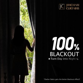 jinchan 100% Blackout Floral Curtains 63 Inches Long, Easter Bunny Farmhouse Toile Curtains Blue Animal Printed Curtains for Bedroom Rod Pocket Thermal Insulated Nursery Window Drapes 2 Panels