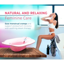 Vagy Rejuvenation Vagy Steam Seat – Comfortable Yoni Steam Seat for Relaxation & Postpartum Comfort – Easy to Use Steam Seat for Intimate Wellness