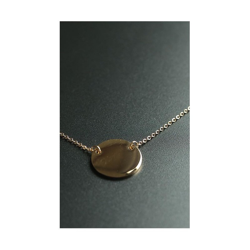sawa á la mode Simple Coin Motif Necklace Women's Fashion