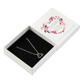 Trauzeugin Halskette, Trauzeugin Geschenk mit Herz Halskette und Karte - Heute Meine Trauzeugin, für immer Meine Freundin - Hochzeit Geschenkidee Trauzeugin, Brautjungfern Geschenk