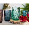 Sendez 6 Colourful Drinking Glasses, 350 ml, Glass, Highball, Glass,