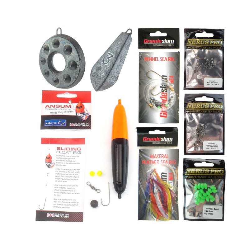 COMPLETE STARTER BEGINNER SEA FISHING KIT SET ROD REEL SEAT