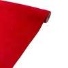 Teemall Red Suede Headliner Fabric with Foam Backing Automotive Roof
