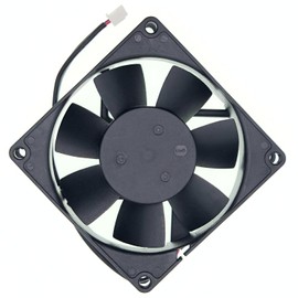 D80SH-12 Cooling Fan M-GP2 for YaLnFAN, DC12V 0.30A 2.16W 80X80X25mm 2-Wire 2-pin Power Supply Chassis Cooling Fan