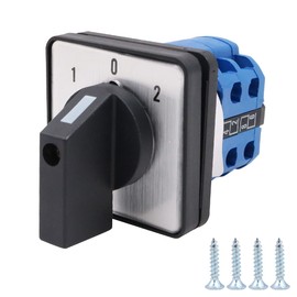 WANGCL Universal Toggle Switch Rotary Switch 3 Position 8 Terminals for Factories, Workshops, Industrial Production Equipment