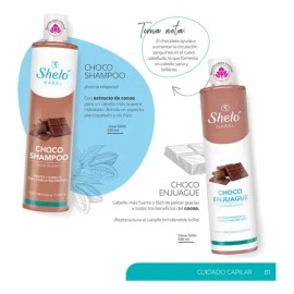 Choco Enjuague Shelo Nabel® 530ml. 2 Piezas