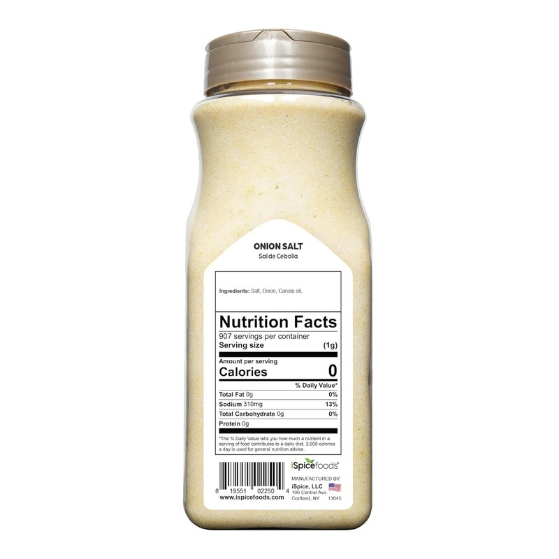 iSpice Blend | Onion Salt | 32 oz | Bulk