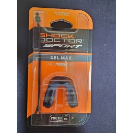 Shock Doctor Gel Max Mouthguard Youth & Adult - You Pick - Flavor New Unopened - Youth Black