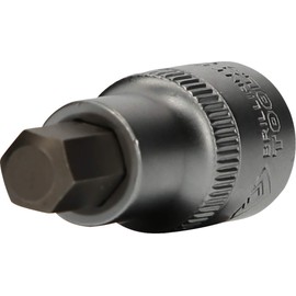 BRILLIANT TOOLS BT022864 1/2 Inch Hex Bit Socket, 55 mm Long, 10 mm [Powered by KS Tools]