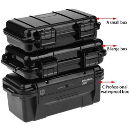 Waterproof Box, 200mm Waterproof Shockproof Box, Dry Box Outdoor Shockproof, Plastic Shockproof Waterproof Container, Outdoor Survival Box Hard Drive Case For Outdoor Activities Travel