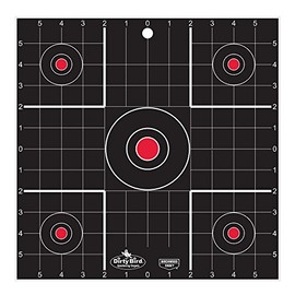 Birchwood Casey unisex adult 12" 100pk Dirty Bird 12 Sight In Target 100 Sheet pack, Black, One Size US