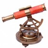 Marine Alidade Compass Telescope Vintage Survey Instrument Navigation Collectible Decor