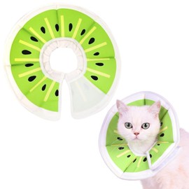 EDLMKM Cat Cone Collar Soft, Adjustable Pet Recovery Collar Puppies After Surgery, Comfortable Lightweight Elizabethan for Cat Kitten, Prevent Licking Biting Protect Wounds