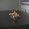 Fyne-Finds Set of 3 Gold Bee Vintage Metal Drawer Cupboard