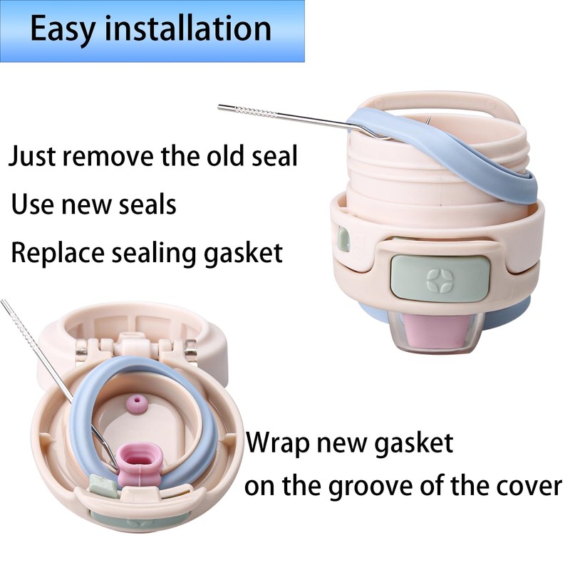 2 Sets ubber Seal Replacement for Ello Pop & Fill