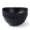 ECOHAGOU 9.6'' Serving Bowls, 84oz Bamboo Fiber Salad Set of