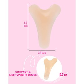 Tifesoo camel toe concealer，4 pcs Seamless Camel Toe Hider, Reusable Anti Camel Toe Sprong Insert, No Camel Toe Underwear Guard