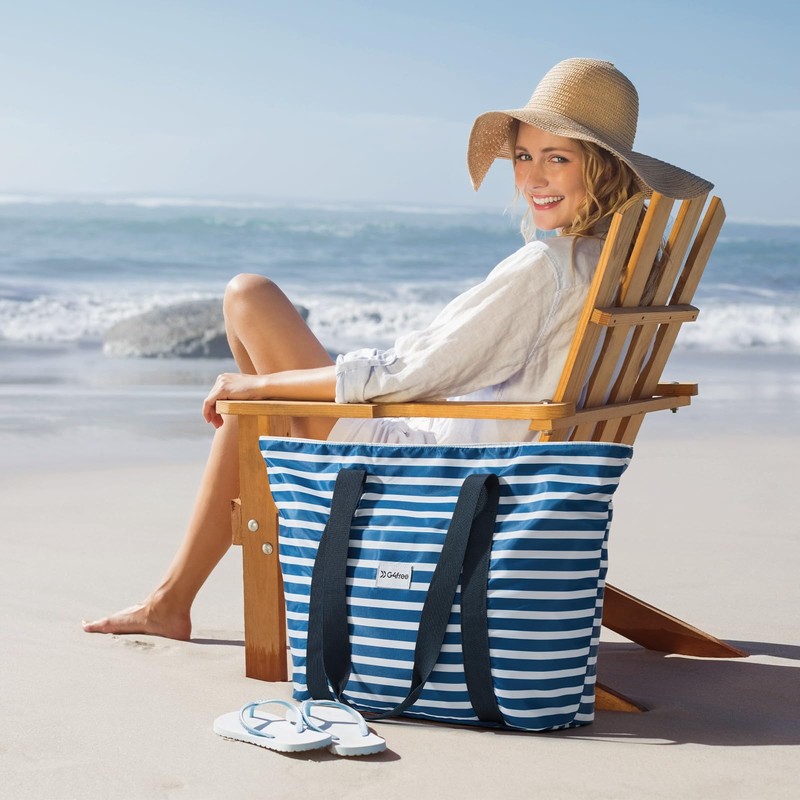 G4Free Beach Bag Waterproof Beach Tote Bag for Women Large