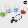 Stylish 3-Digit Wire Dial Combination Lock Combination Lock 835 (T-shirt) 2ea
