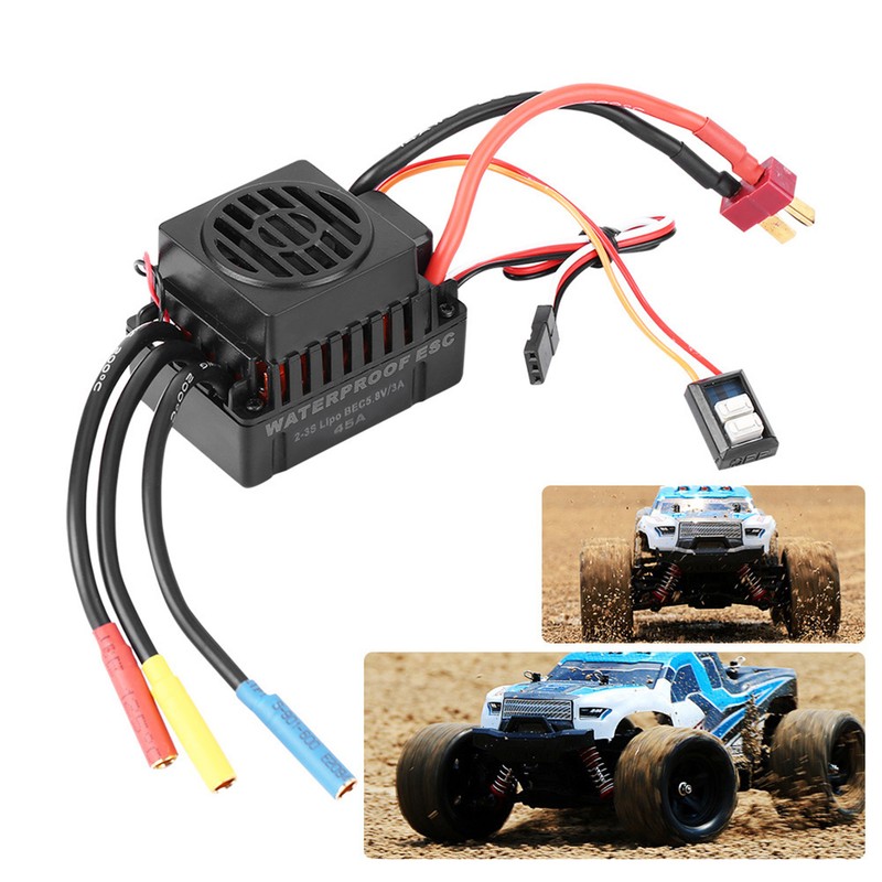 Rcharlance Waterproof 45A Brushless ESC Electric Speed Controller RC Part