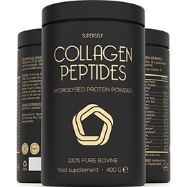 Premium Collagen Powder - Collagen Supplements for Women & Men - Pure Bovine Collagen Peptides 400g - Hydrolysed Collagen Type 1 and 3 for Skin, Hair & Nails - Tasteless, Dissolves Easily, Mixes Well