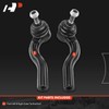 A-Premium 2 x Front Outer Tie Rod End Compatible with