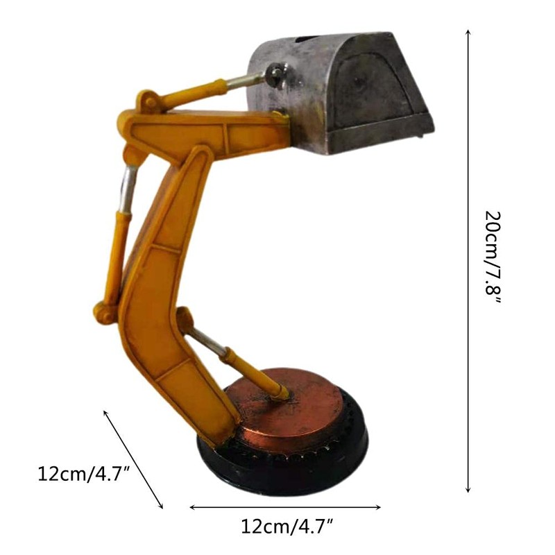 TOPINCN Industrial Design Excavator Desk Lamp, Digger LED Night Light