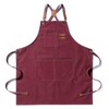 Tosewever Canvas Cross Back Chef Cotton Aprons for Men Women