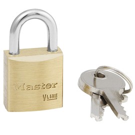 Master Lock V Line 20mm Key Type 213 Brass Padlock Keyed Alike