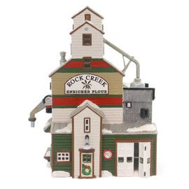 Department 56 Snow Village 'The Farmer's Co-op Granary' [並行輸入品]