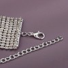 Xerling Multi-Row Rhinestones Ankle Bracelets for Women - Boho Layered