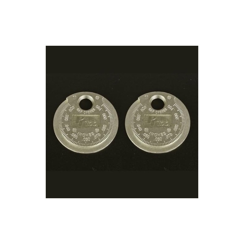 2 x Plug Gap Gauge, Spark Plug Gap Gauge, Size: