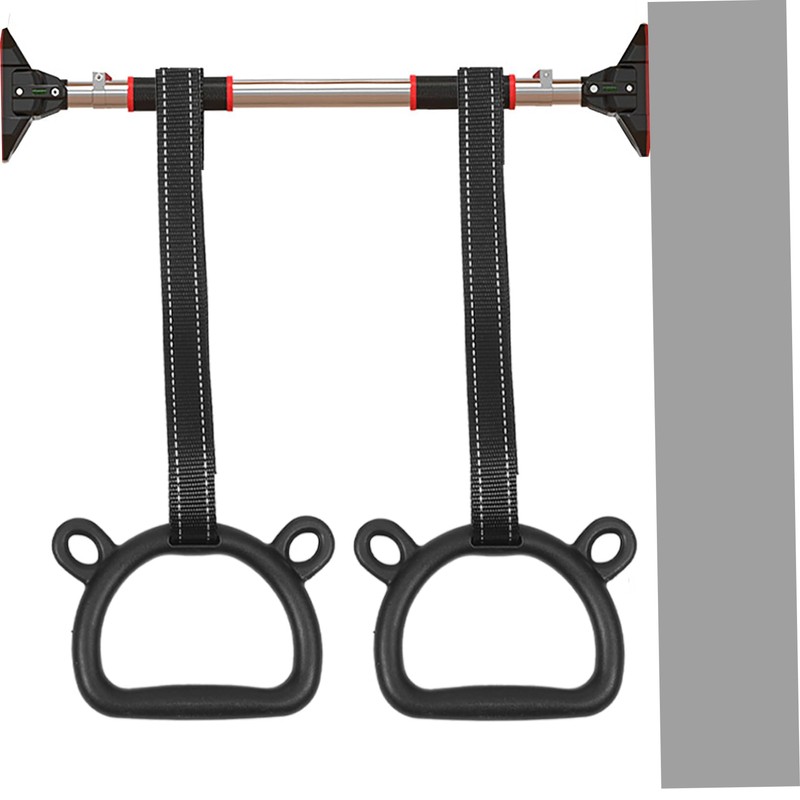 Kisangel Adjustable Children's Gymnastic Rings Home Workout Equipment Gymnastics Equipment