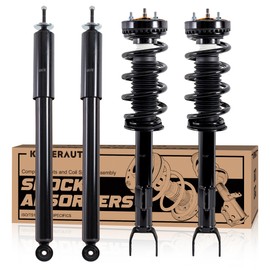 KUIPERAUTO Front + Rear Complete Struts Coil Spring Assembly 5797 172665 Compatible with 2012-2022 Dodge Challenger SXT Replacement Shock Absorbers