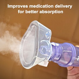 Clinivox Inhaler Spacer for Children, Spacer for Inhaler with Anti-Static Chamber, Detachable Design, Easy Cleaning, BPA-Free Liquid Silicone Mask, Enhanced Medication Delivery, Durable & Child-Safe Design
