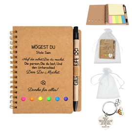 GADITIEK Colleague Gift, Farewell Gift, Colleague Job Change, Includes Notebook and Key Ring, Best Colleague Gift, Farewell Colleague Gift, Thank You Gifts Colleague