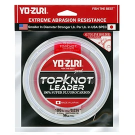 Yo-Zuri Topknot 30 yd Sinking Leader, Disappearing Pink, 100 lb
